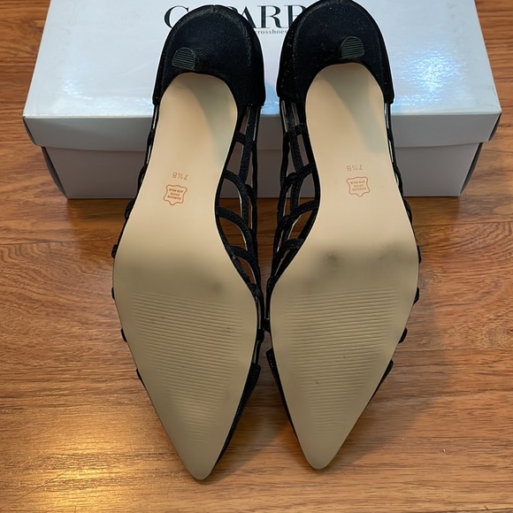 Caparros Sparkly Black Heels - Picture 5 of 5